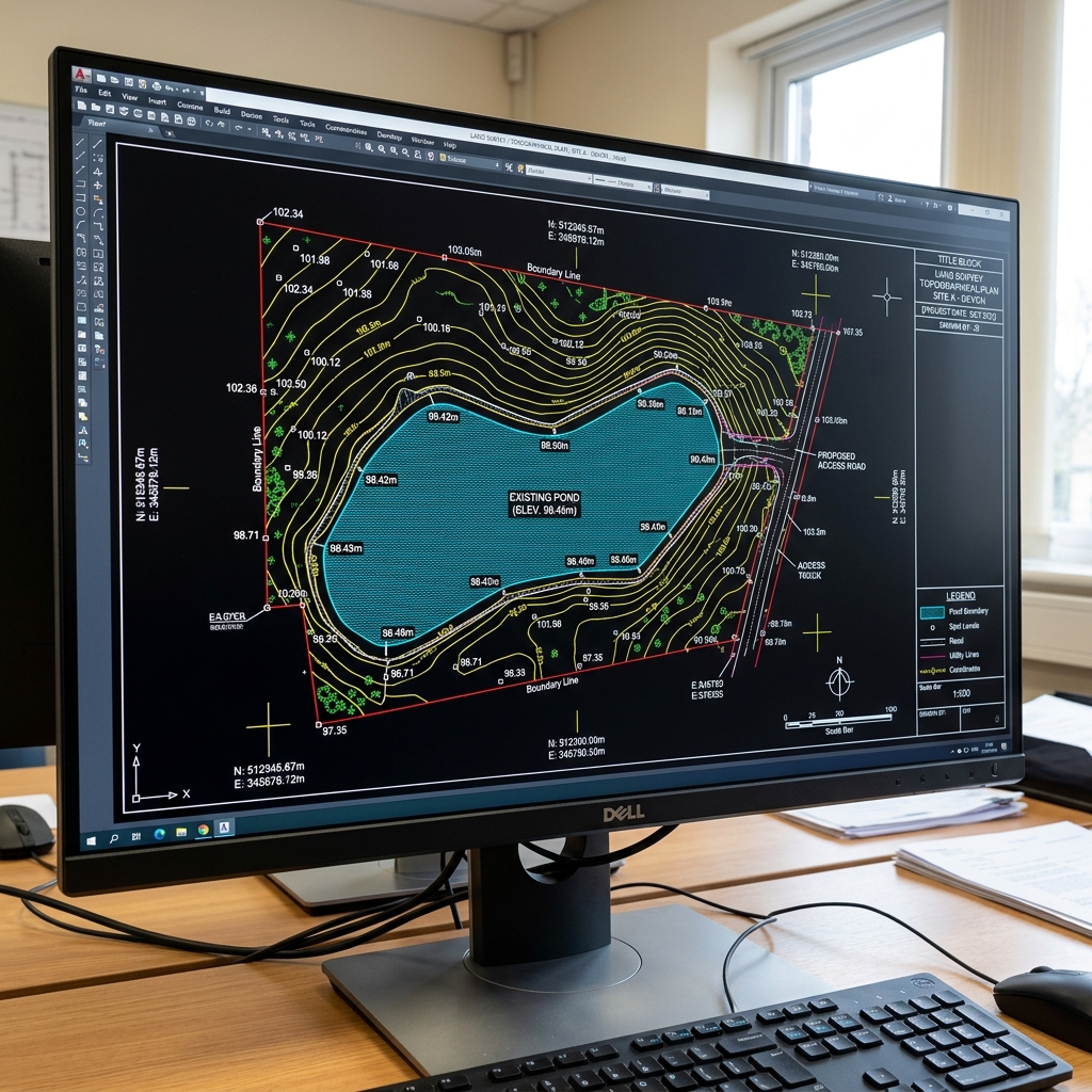 Contour Elevation Map 3